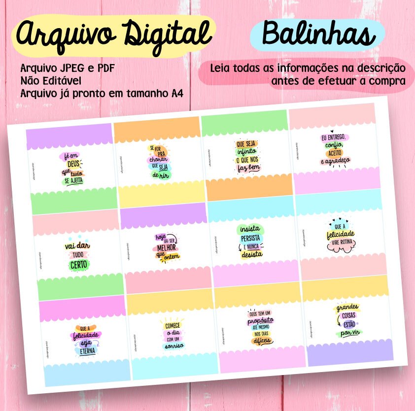 Arquivo de Corte - Balinha Frases