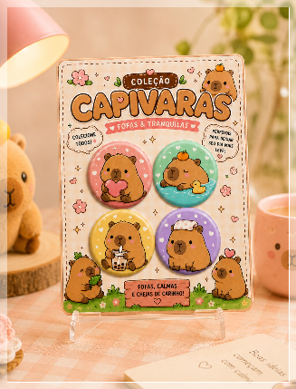 Arquivo de Corte Bottons Capivara 5