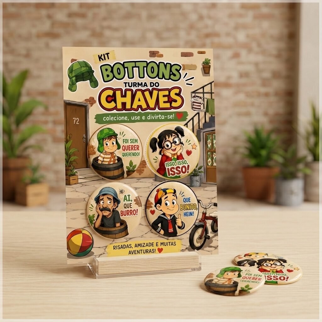 Arquivo de Corte Bottons Chaves 57
