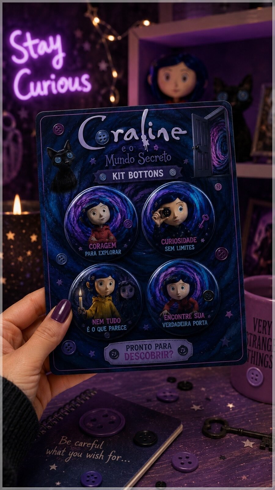Arquivo de Corte Bottons Coraline 76