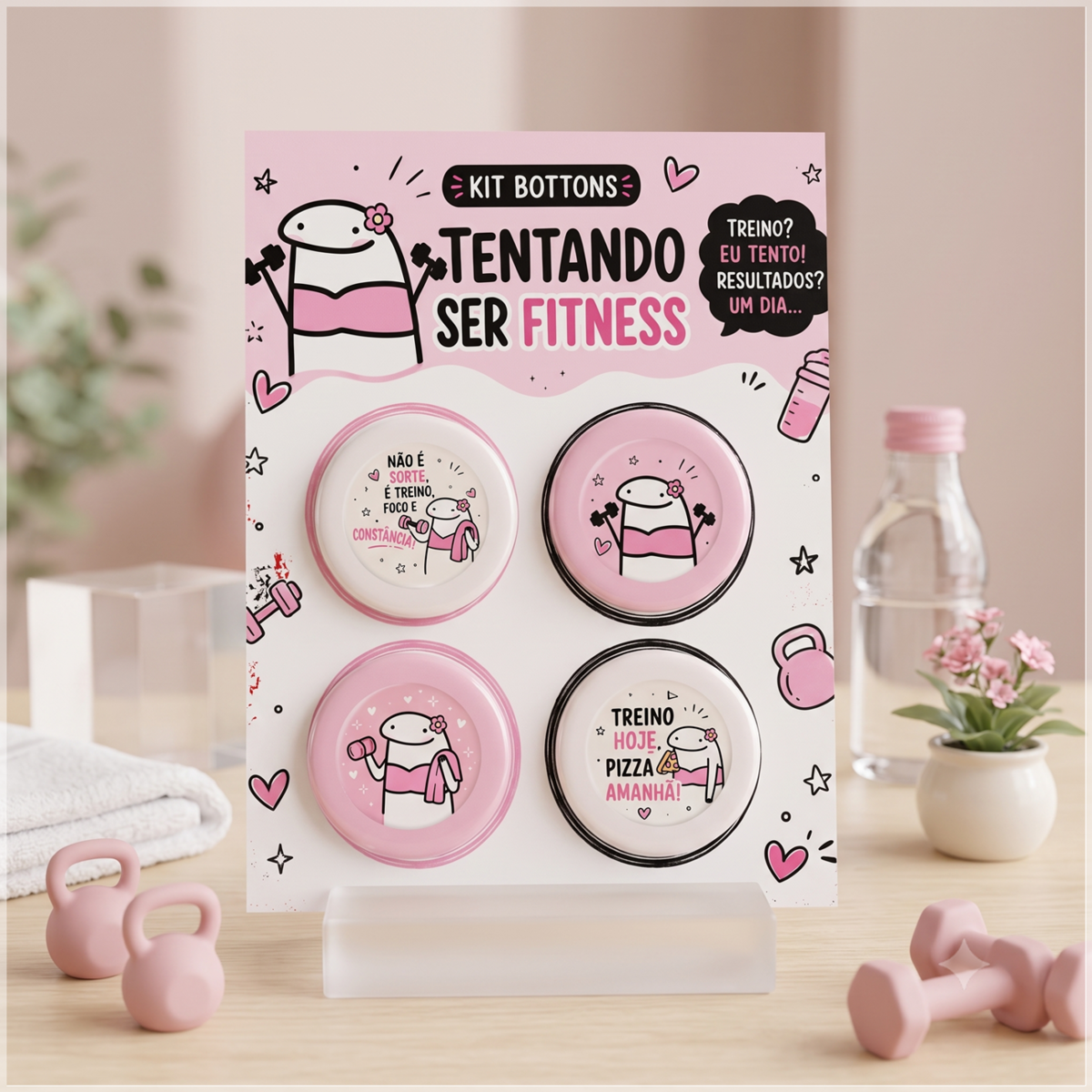 Arquivo de Corte Bottons Flork Fitness 4