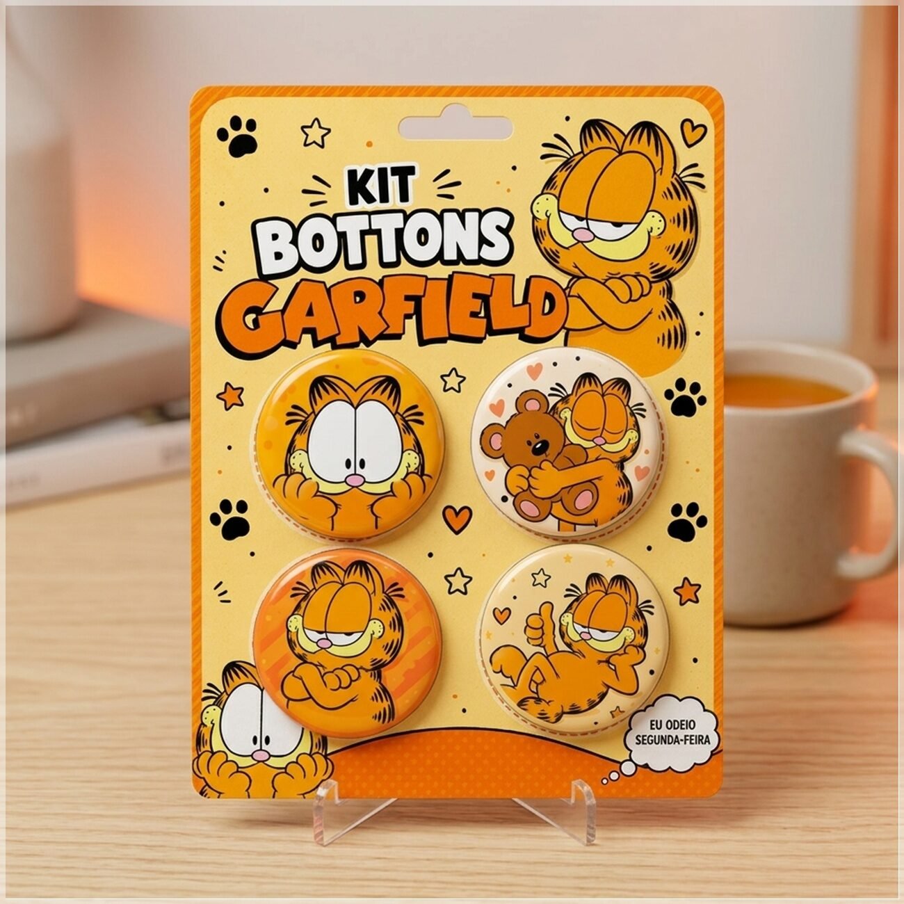 Arquivo de Corte Bottons Garfield 61