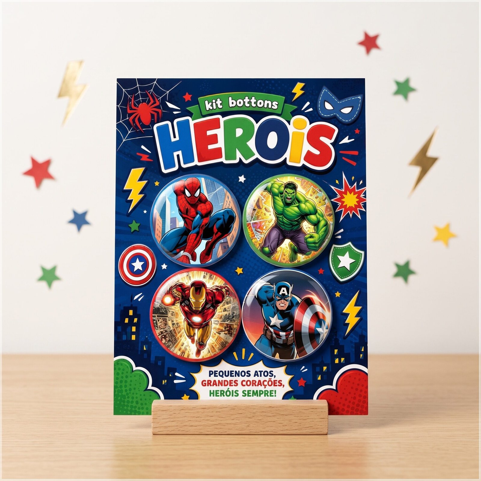 Arquivo de Corte Bottons Herois 45