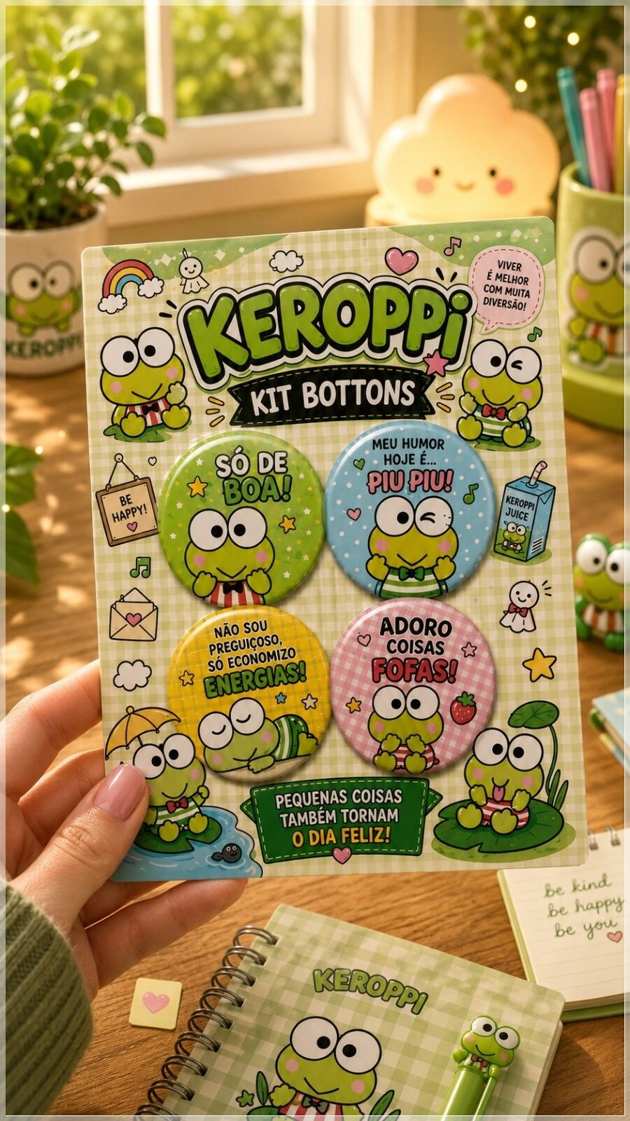 Arquivo de Corte Bottons Keroppi 66