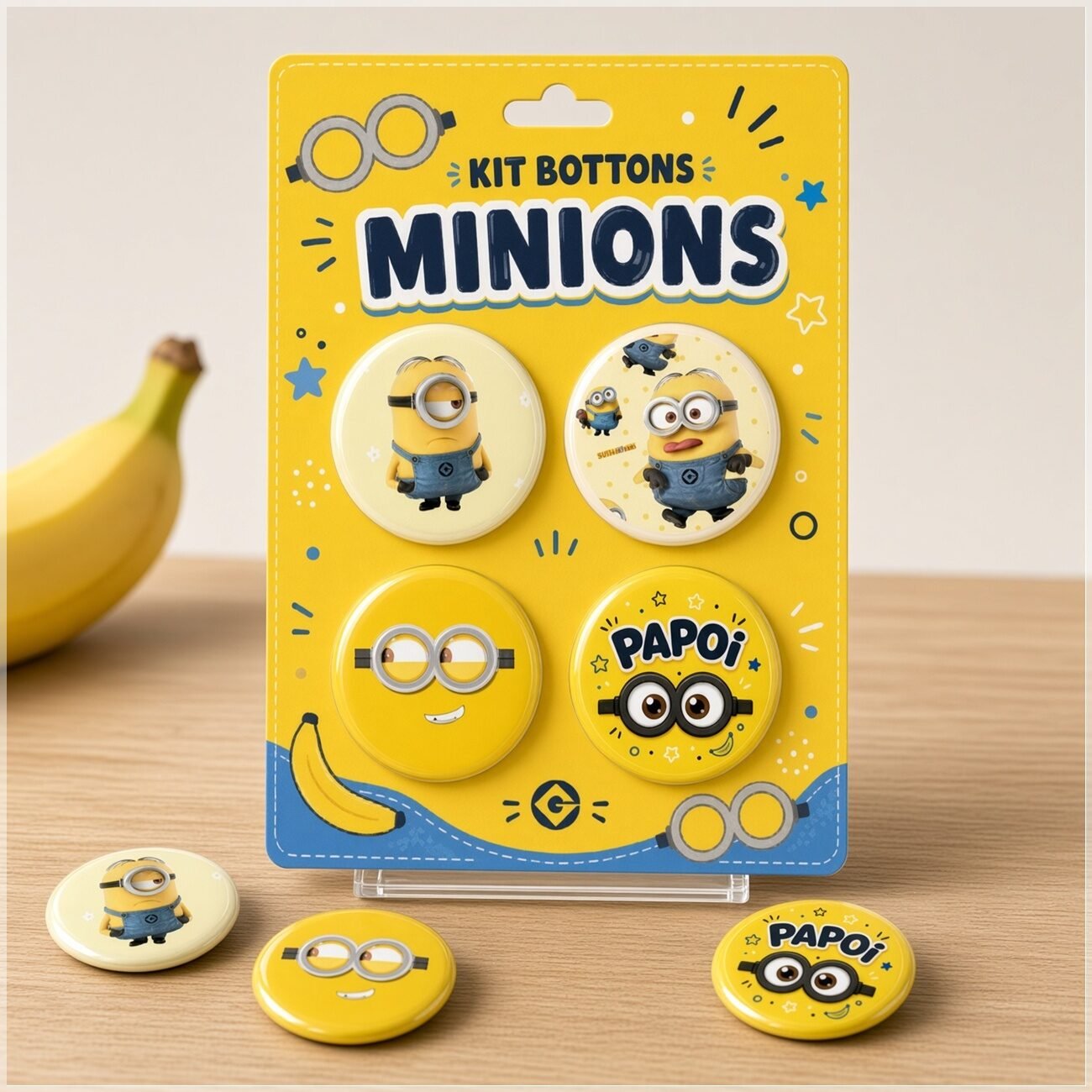 Arquivo de Corte Bottons Minions 62