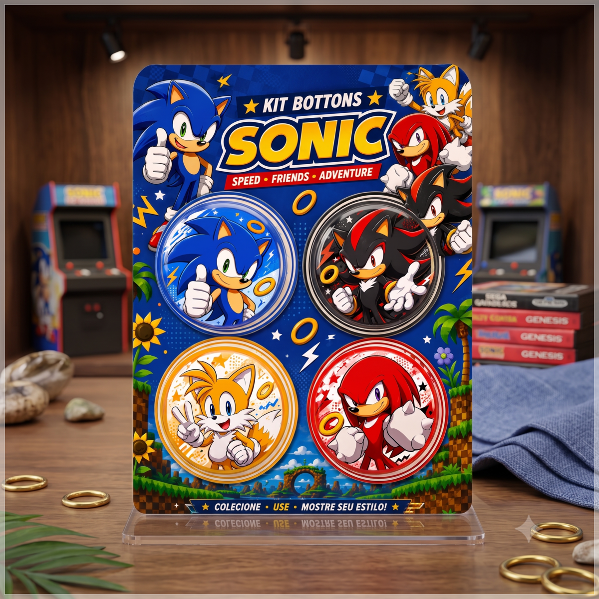 Arquivo de Corte Bottons Sonic 17