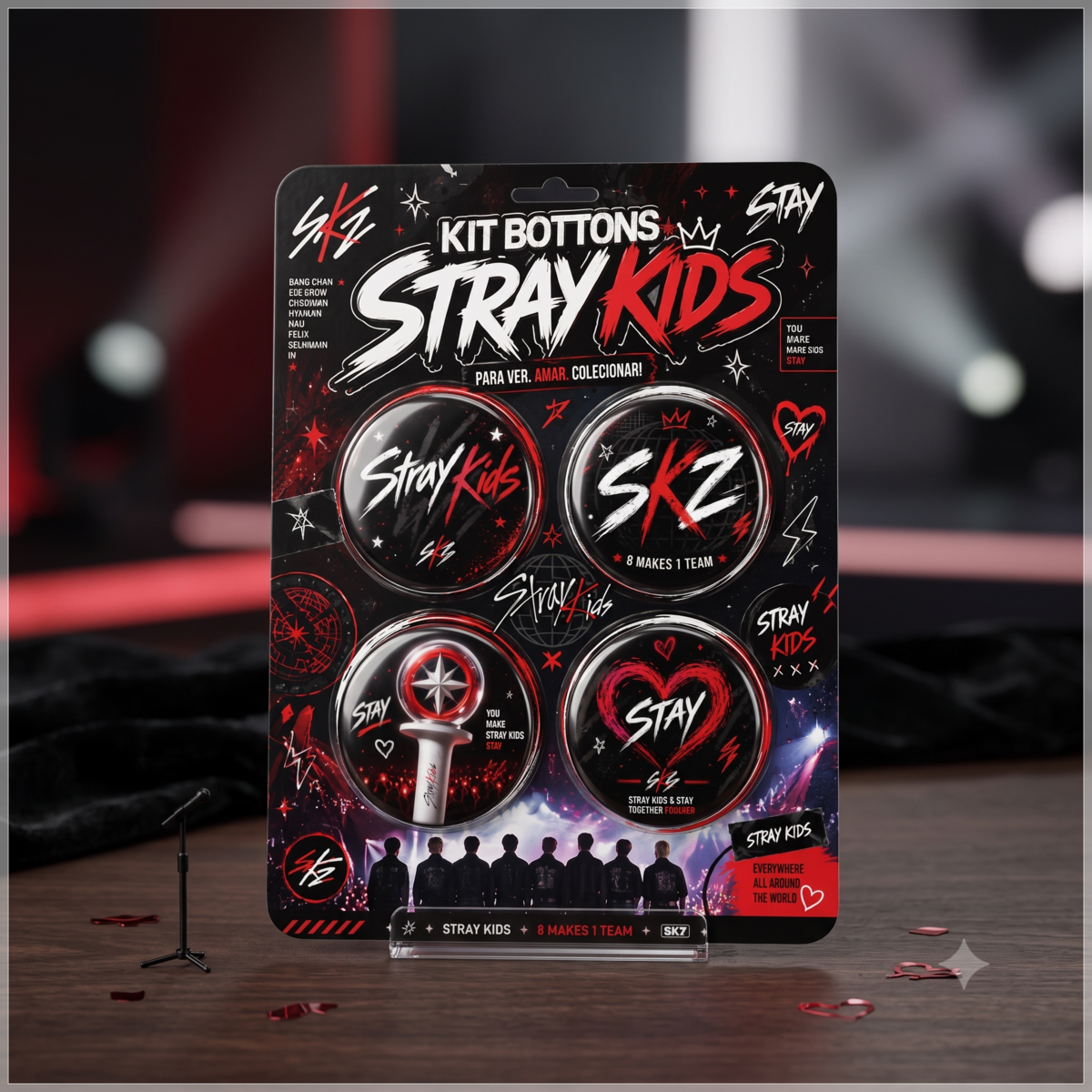 Arquivo de Corte Bottons Stray Kids 18