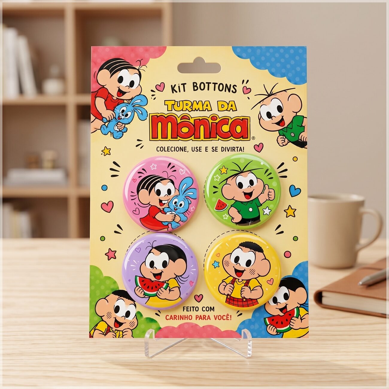 Arquivo de Corte Bottons Turma da Monica 64