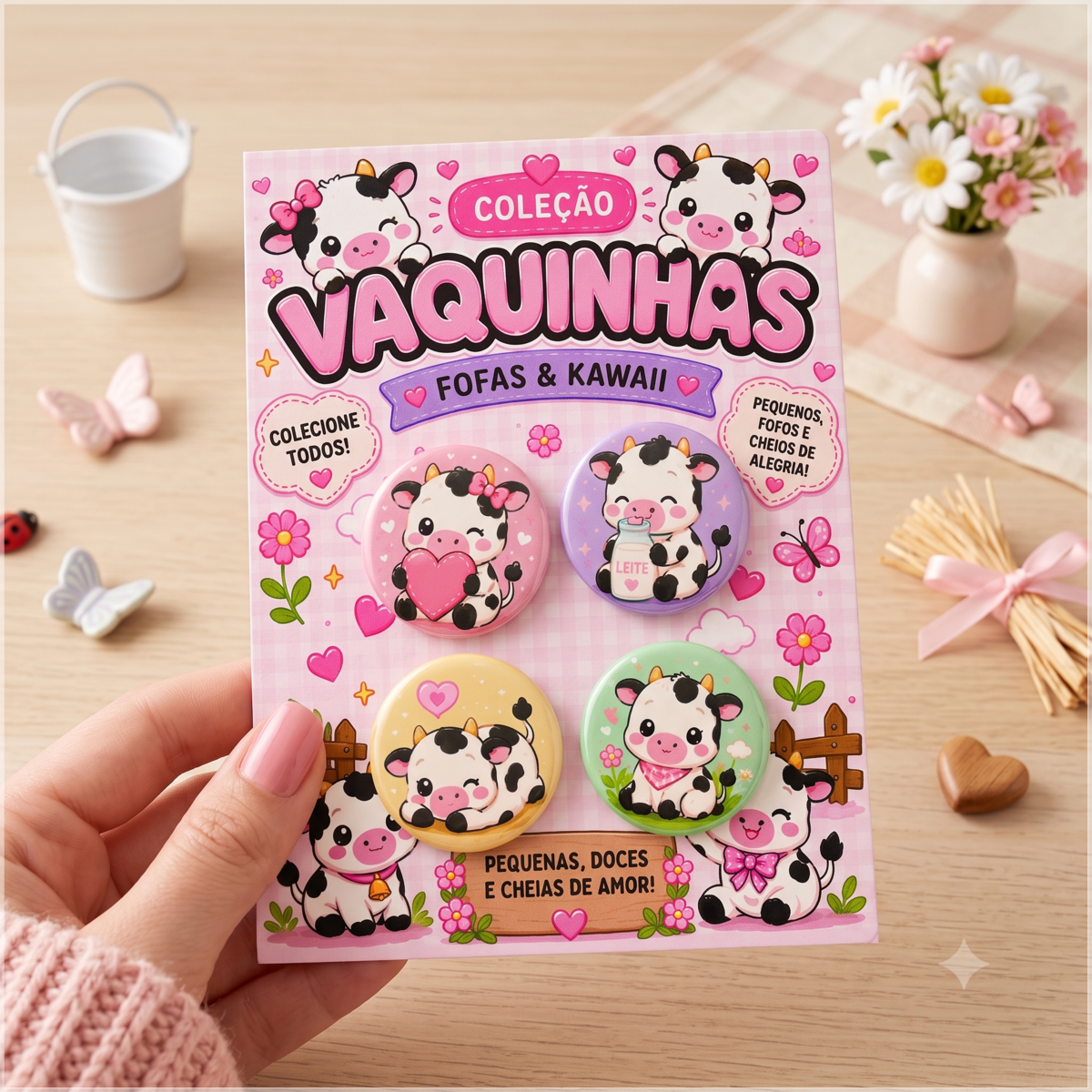 Arquivo de Corte Bottons Vaquinha 27