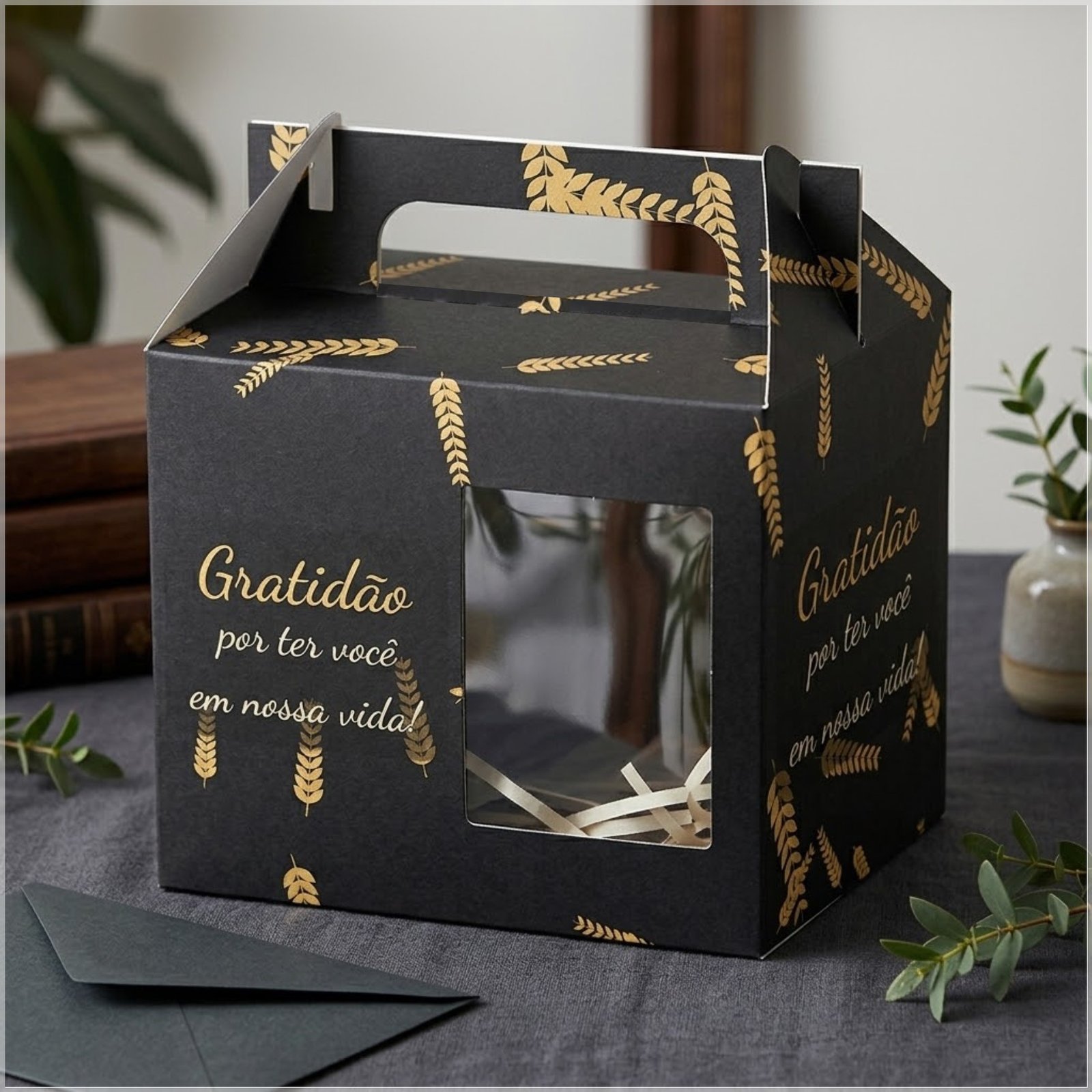 Arquivo de Corte Caixa Caneca Gratidão 6