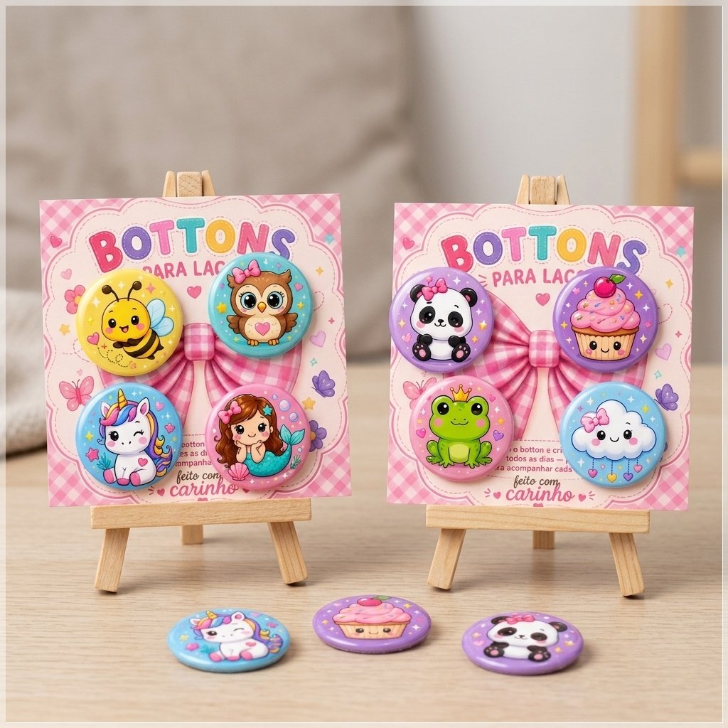 Arquivo de Corte Card Bottons Feminino 52