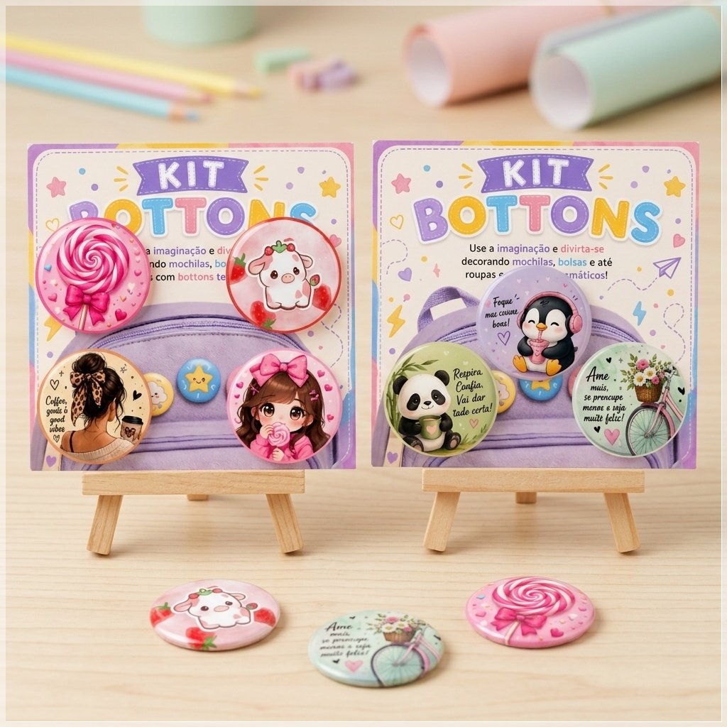 Arquivo de Corte Card Bottons Feminino 54