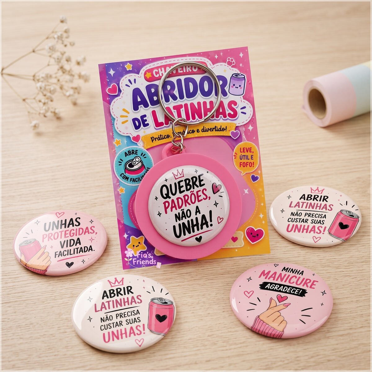 Arquivo de Corte Chaveiro Abridor de Latinha Unhas 32mm 49