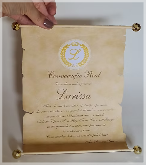 Arquivo de Corte Convite Pergaminho 1