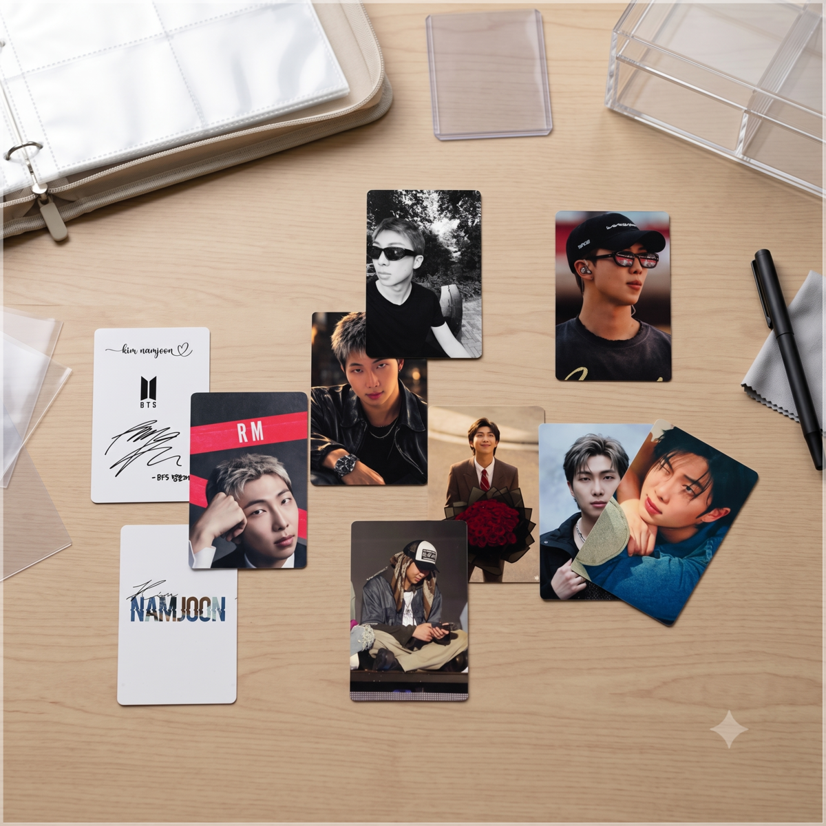Arquivo de Corte Fotocards BTS RM Kim Namjoon 8