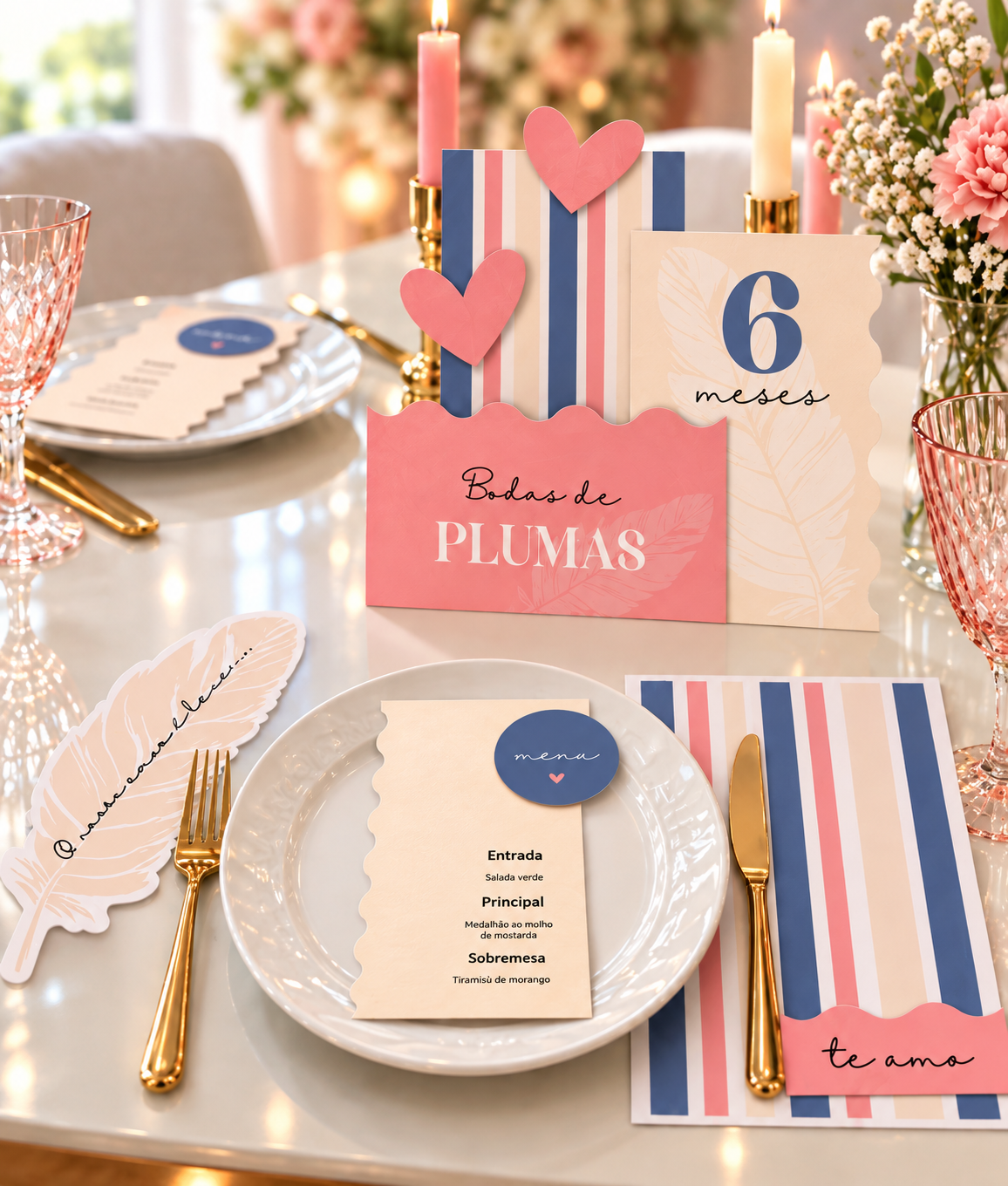 Arquivo de Corte Kit Bodas de Plumas 9