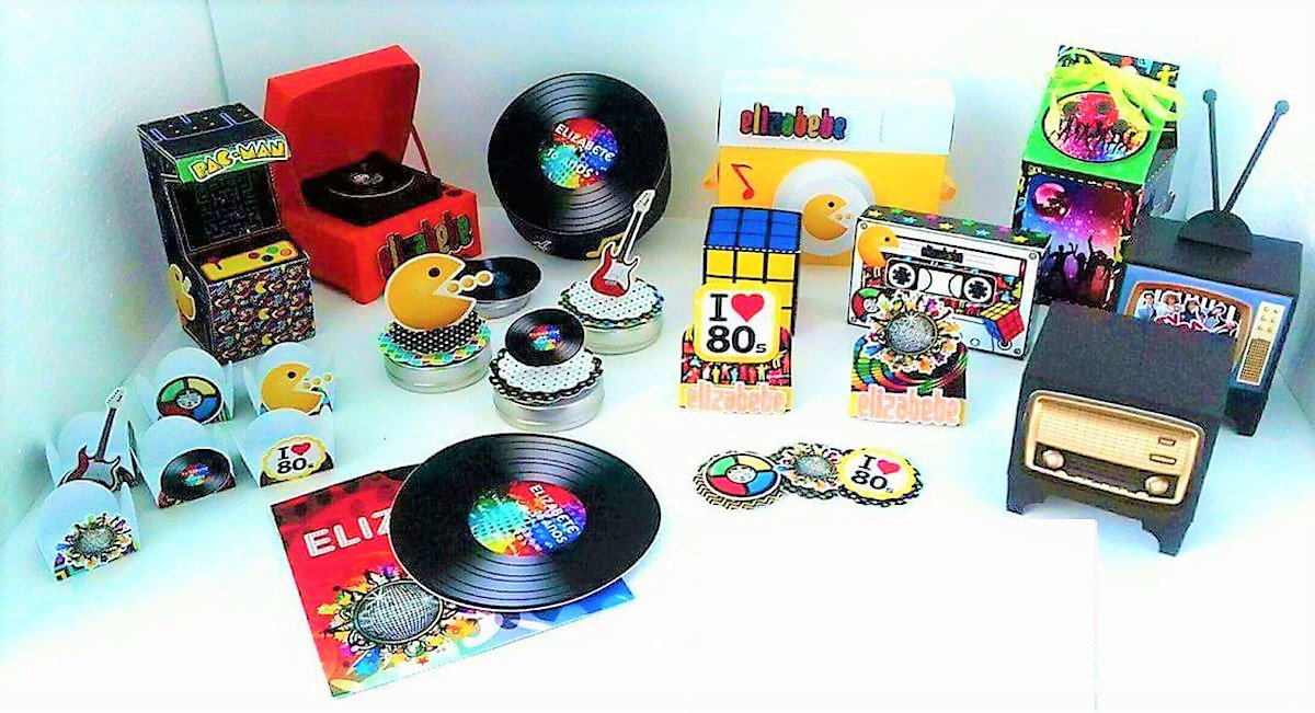 Arquivo de Corte Kit Festa Anos 80 3