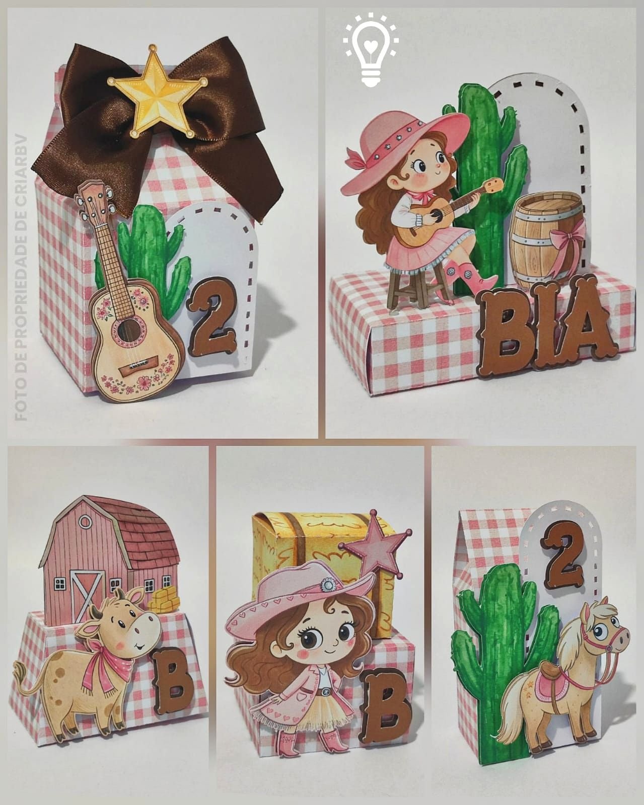Arquivo de Corte Kit Festa Boiadeira Cowgirl Country Menina 8