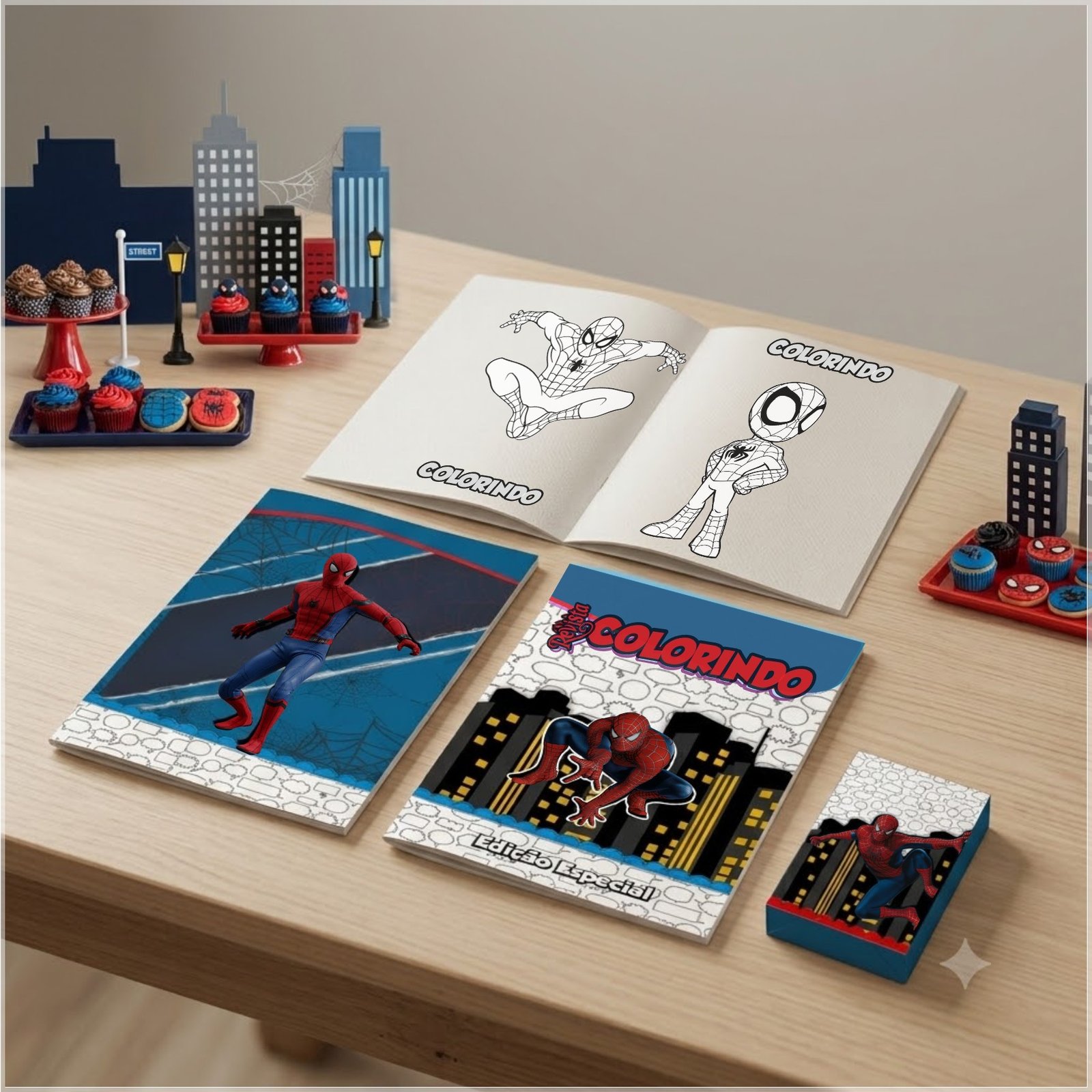 Arquivo de Corte Revistinha de Colorir Homem Aranha Spider Man 19