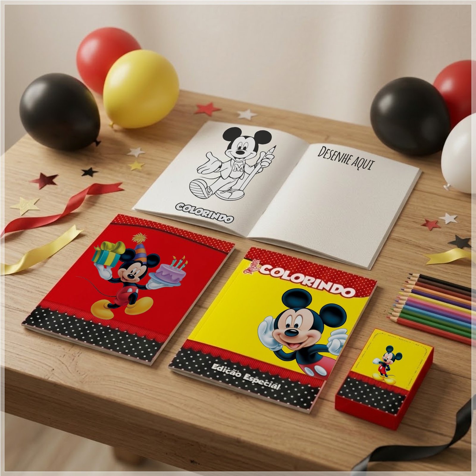 Arquivo de Corte Revistinha de Colorir Mickey 23