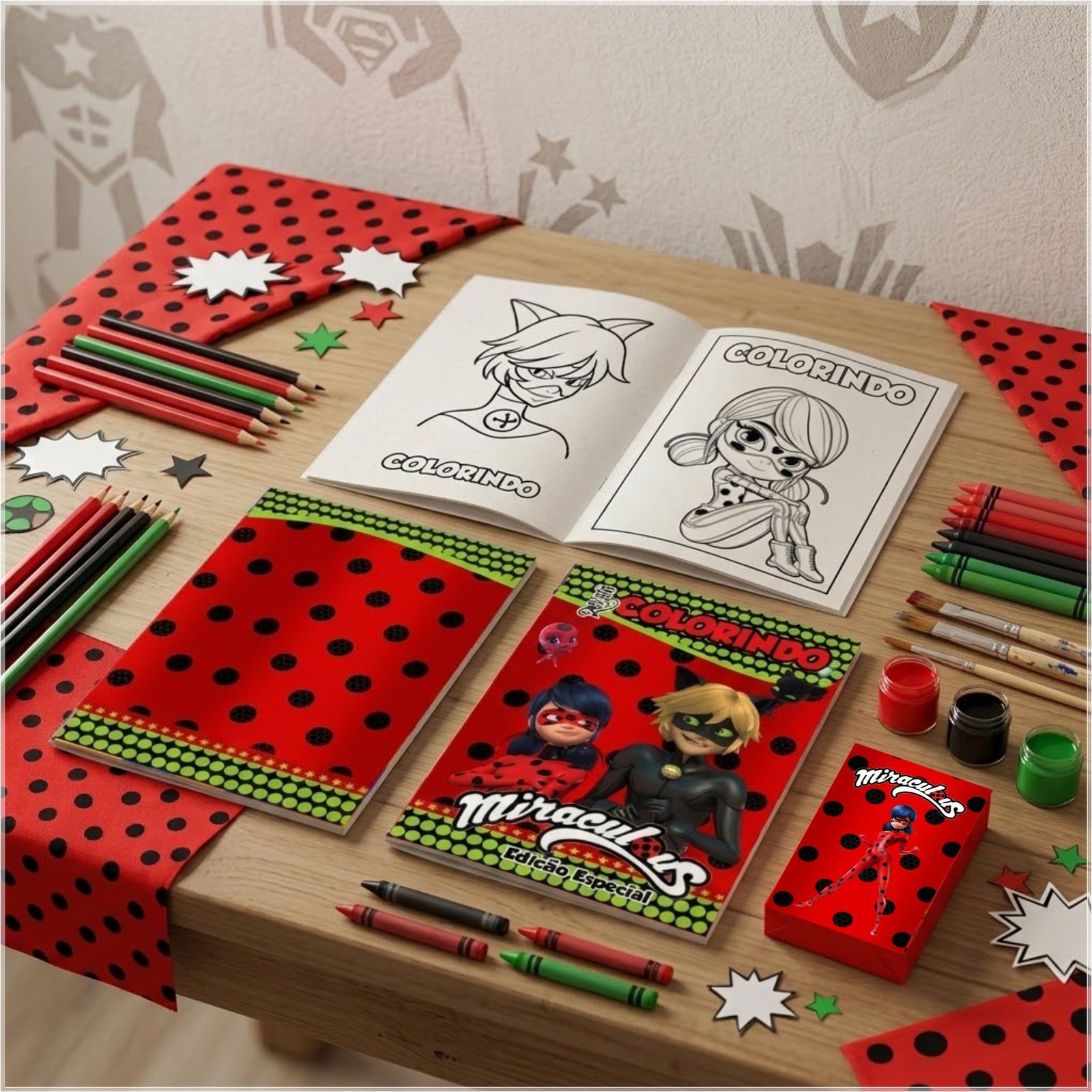 Arquivo de Corte Revistinha de Colorir Miraculous Ladybug 27