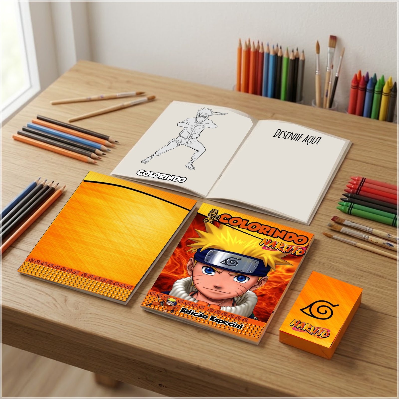 Arquivo de Corte Revistinha de Colorir Naruto 28