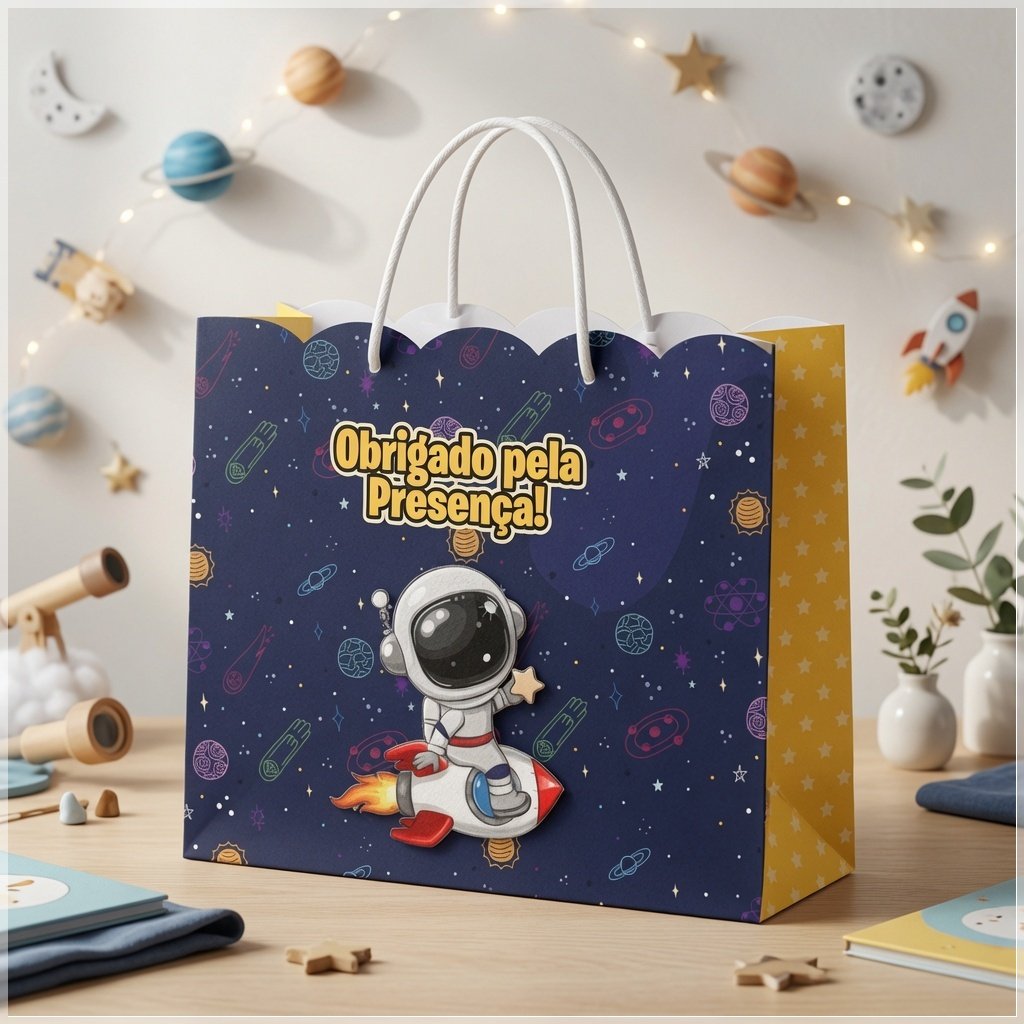 Arquivo de Corte Sacolinha Astronauta 19