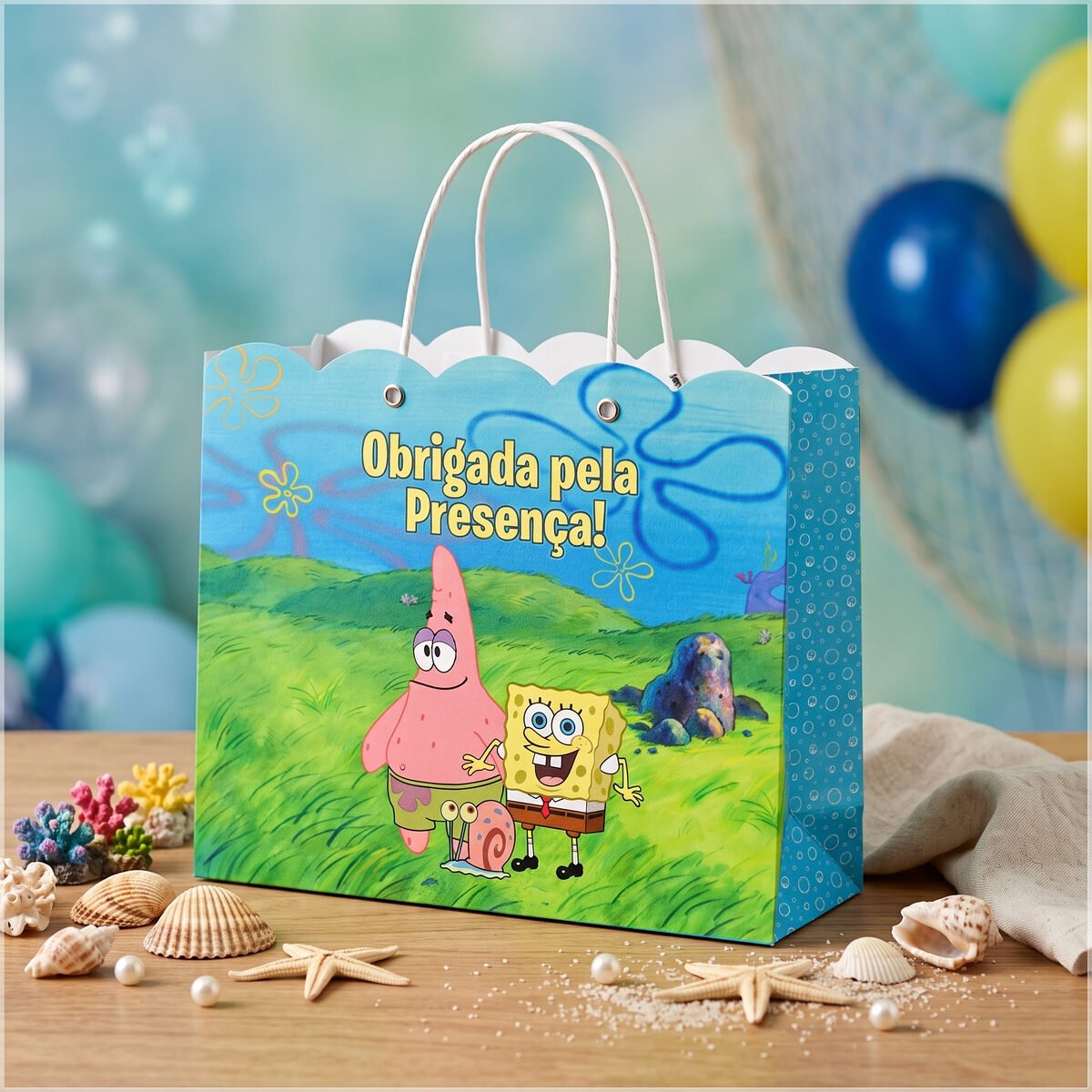 Arquivo de Corte Sacolinha Bob Esponja 30