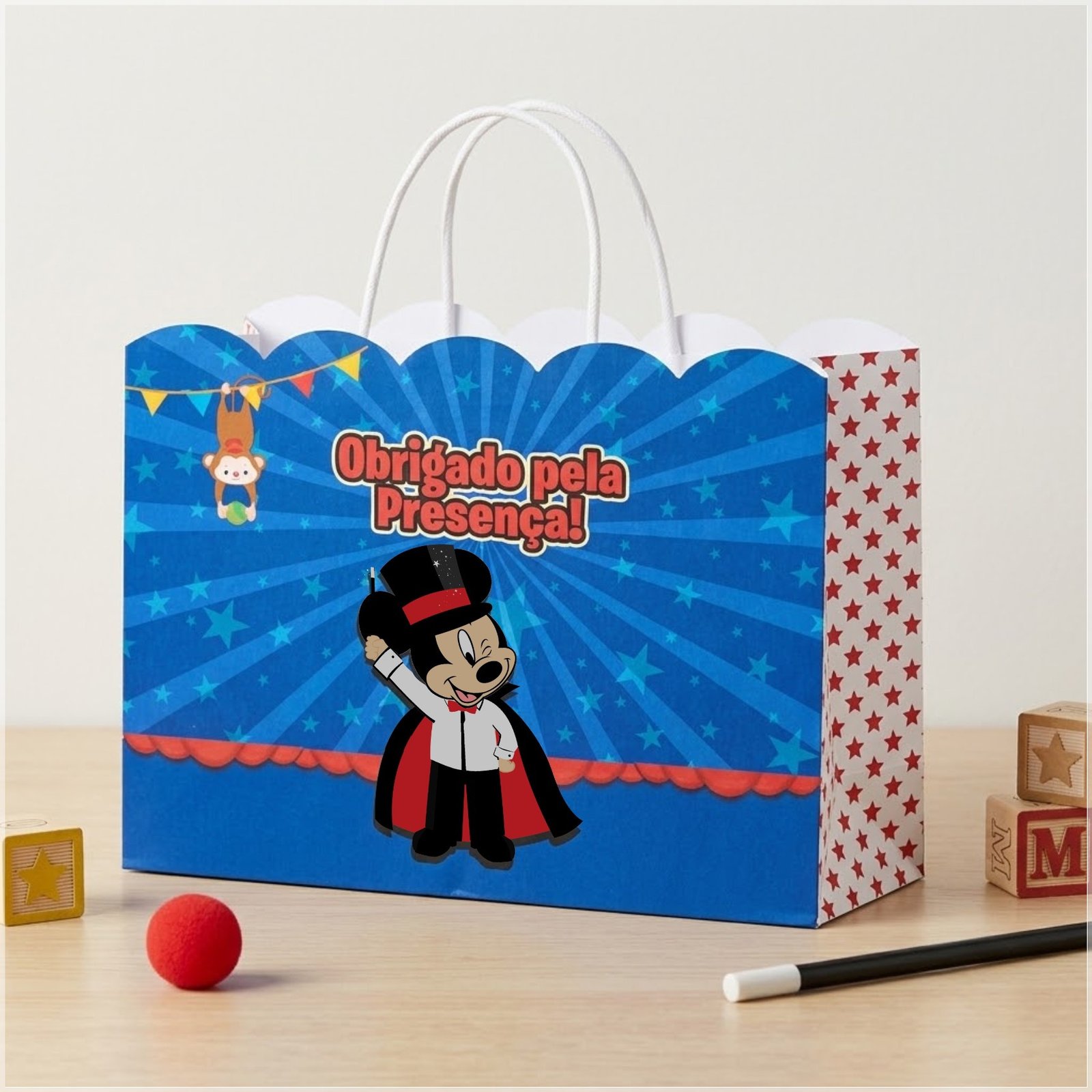 Arquivo de Corte Sacolinha Circo do Mickey 2