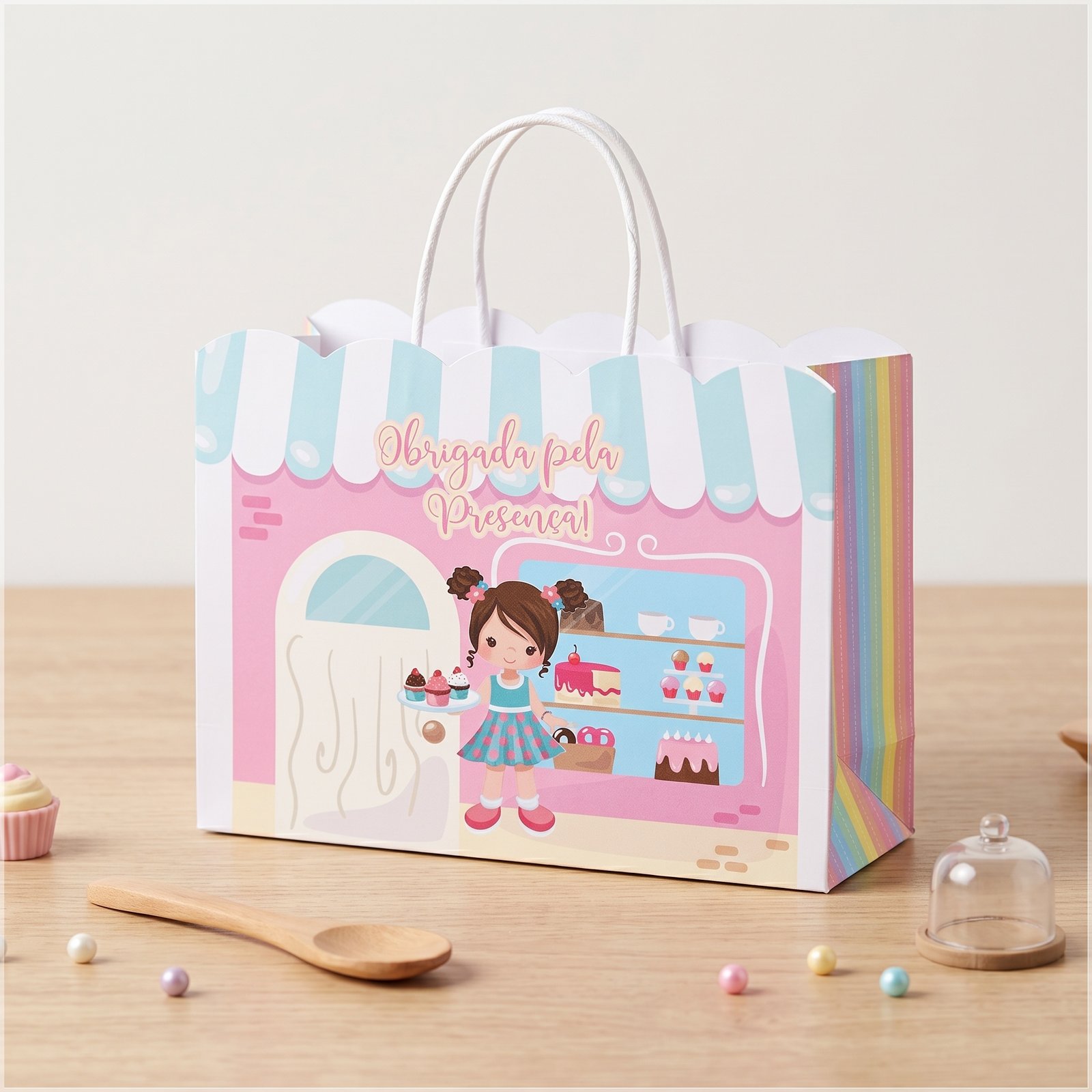 Arquivo de Corte Sacolinha Confeitaria Doceria 4
