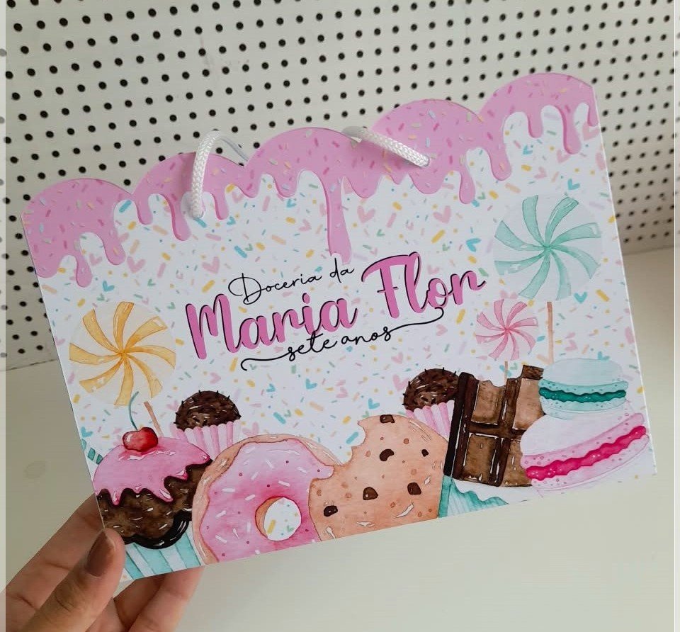 Arquivo de Corte Sacolinha Confeitaria 2