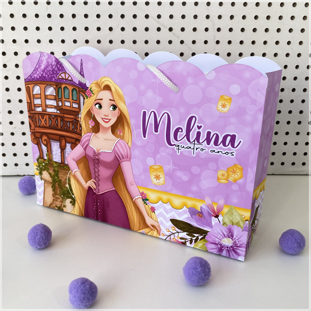 Arquivo de Corte Sacolinha Enrolados Rapunzel 34