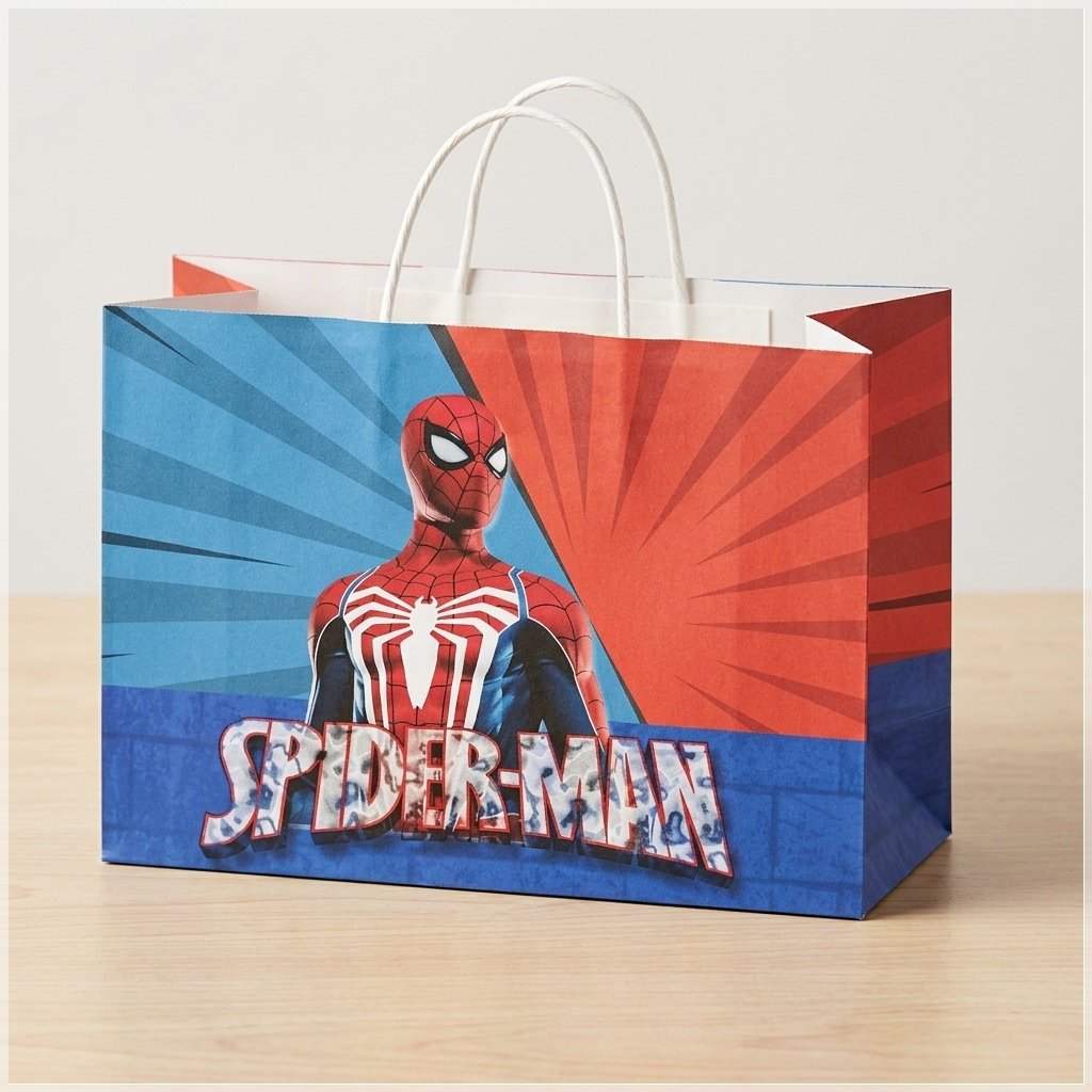 Arquivo de Corte Sacolinha Homem Aranha 40