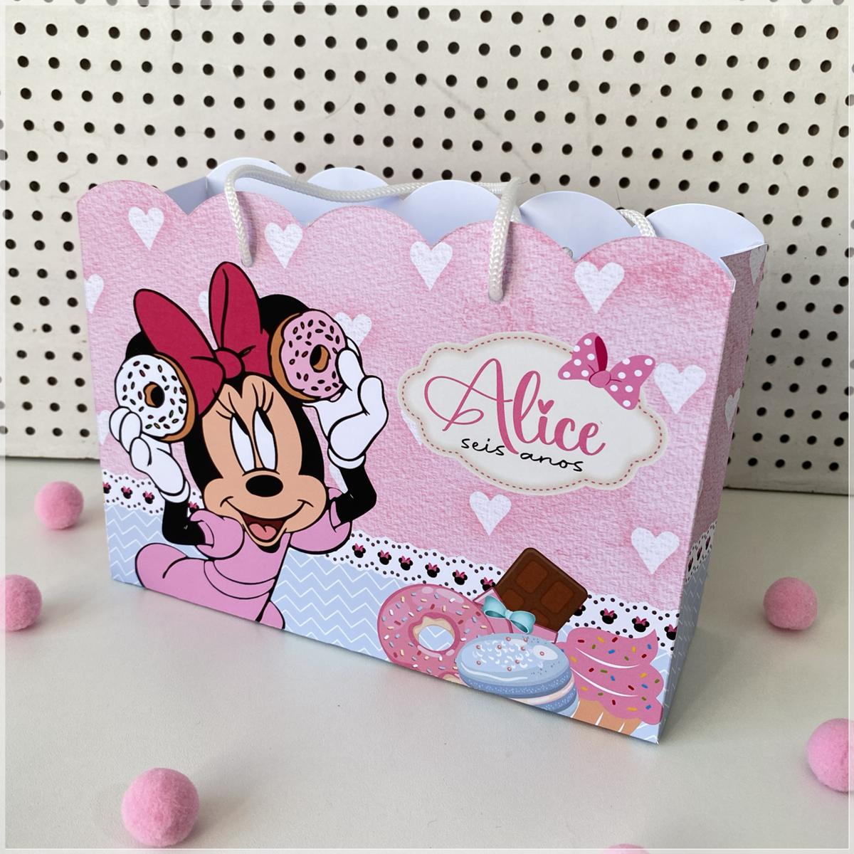 Arquivo de Corte Sacolinha Minnie Confeiteira 29