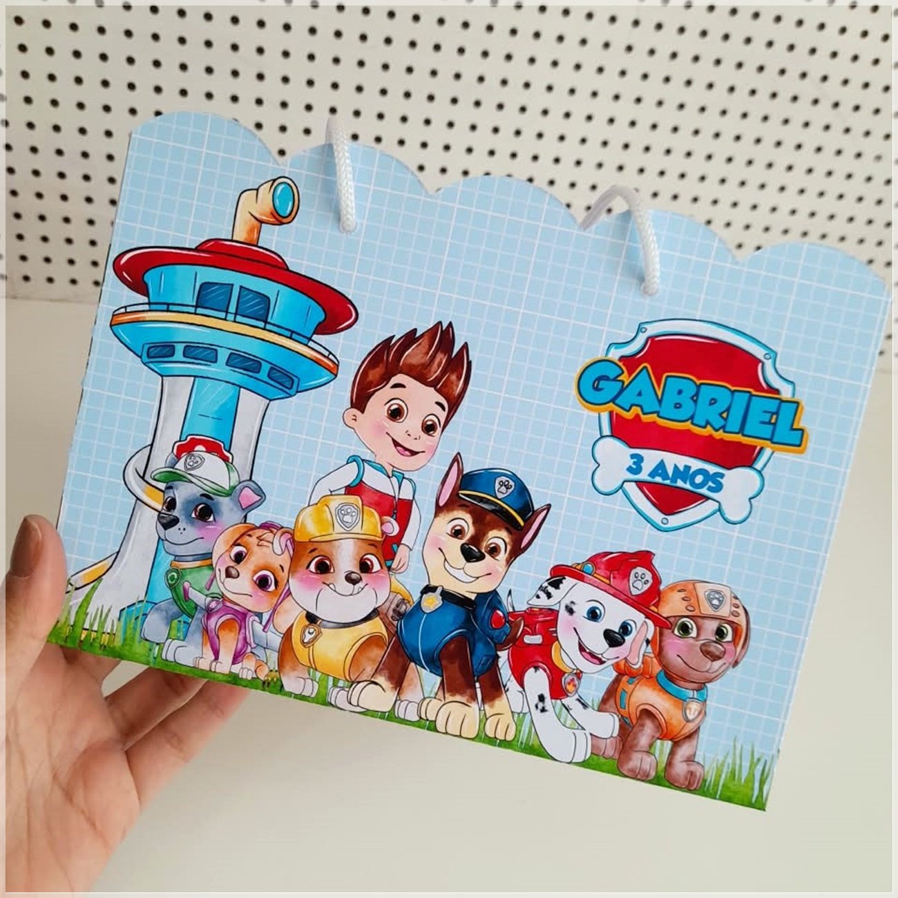 Arquivo de Corte Sacolinha Patrulha Canina 8