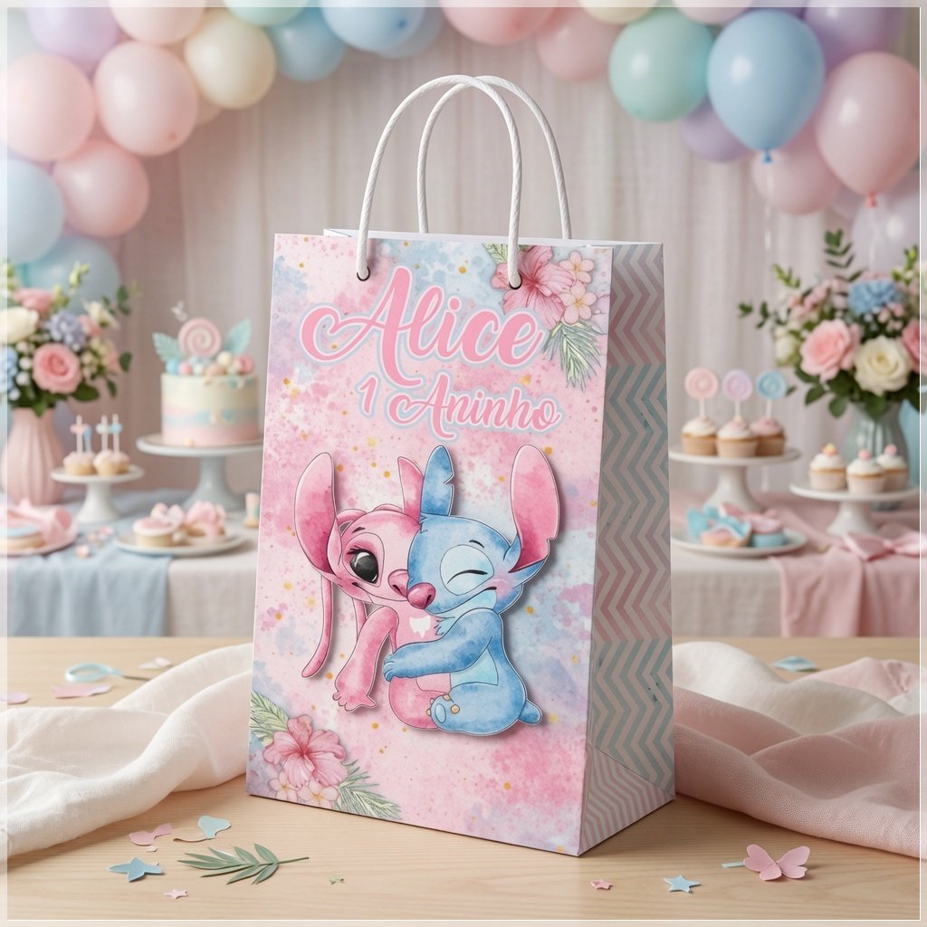 Arquivo de Corte Sacolinha Stitch e Angel Fundo de Encaixe 12