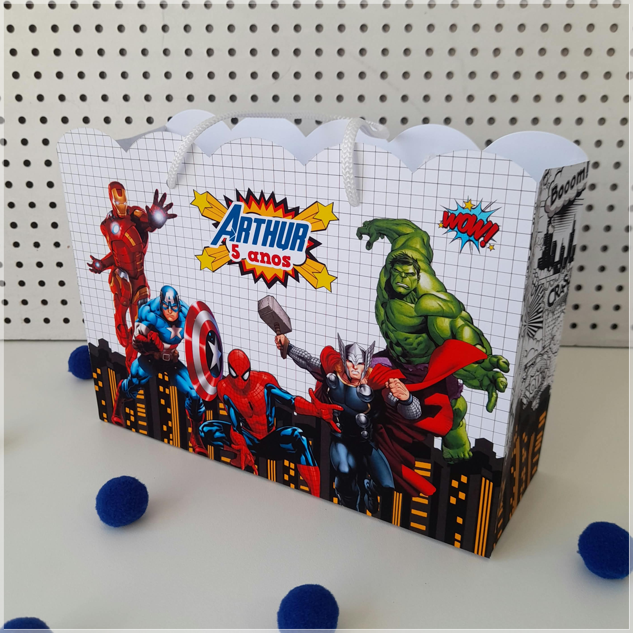 Arquivo de Corte Sacolinha Vingadores 38