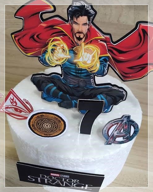 Arquivo de Corte Topo de Bolo Vingadores 10