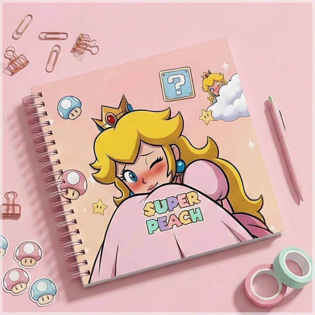 Encadernação - Agenda 18x18 Peach