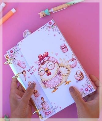 Encadernação - Caderno Receitas da Dona Cocó