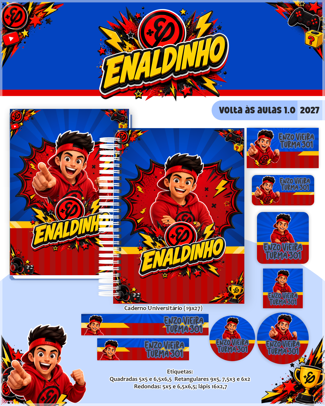 Encadernação - Coleção Escolar 1.0 Enaldinho