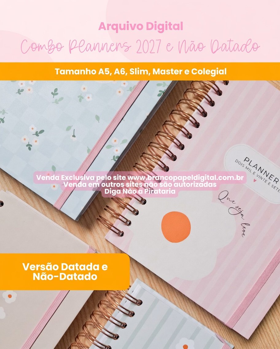 Encadernação - Combo Planner 27