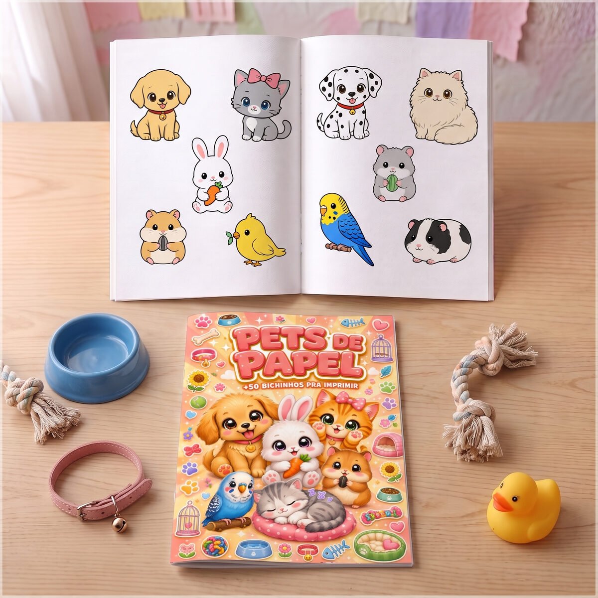 Encadernação - Livro Interativo Pets de Papel