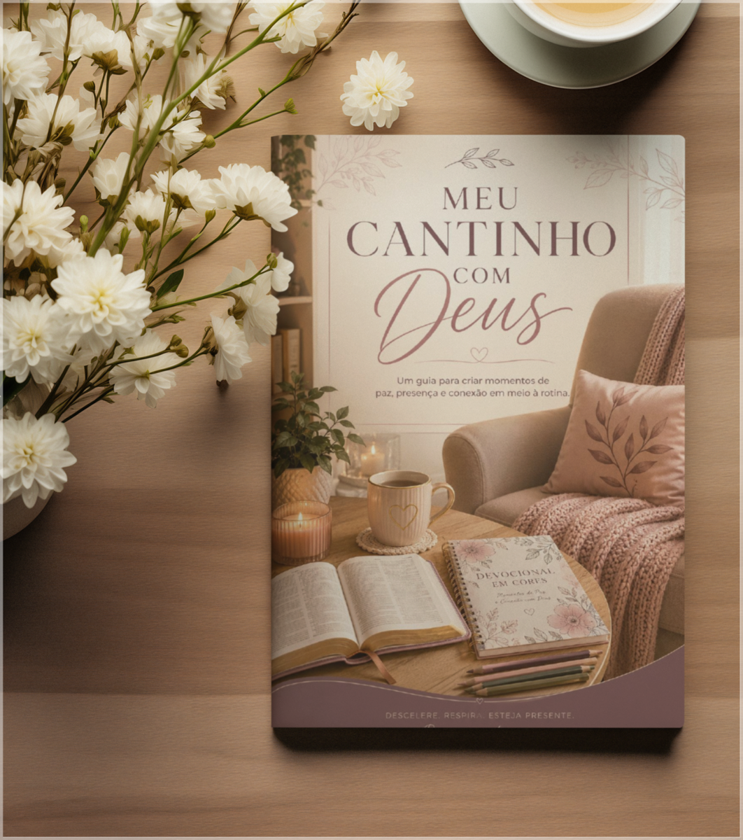 Encadernação - Meu cantinho com Deus