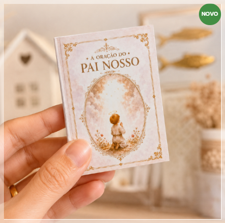 Encadernação - Mini Livro Pai Nosso