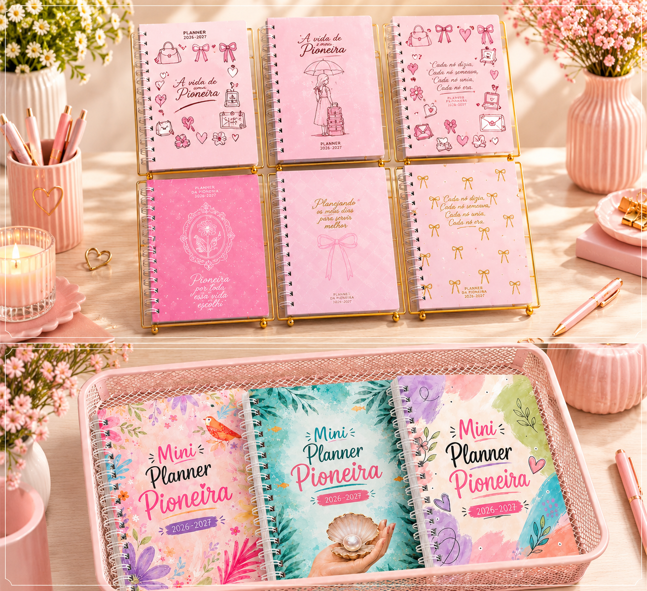 Encadernação - Mini Planner Pioneira 27