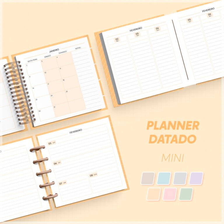 Encadernação - Planner 27 Mini