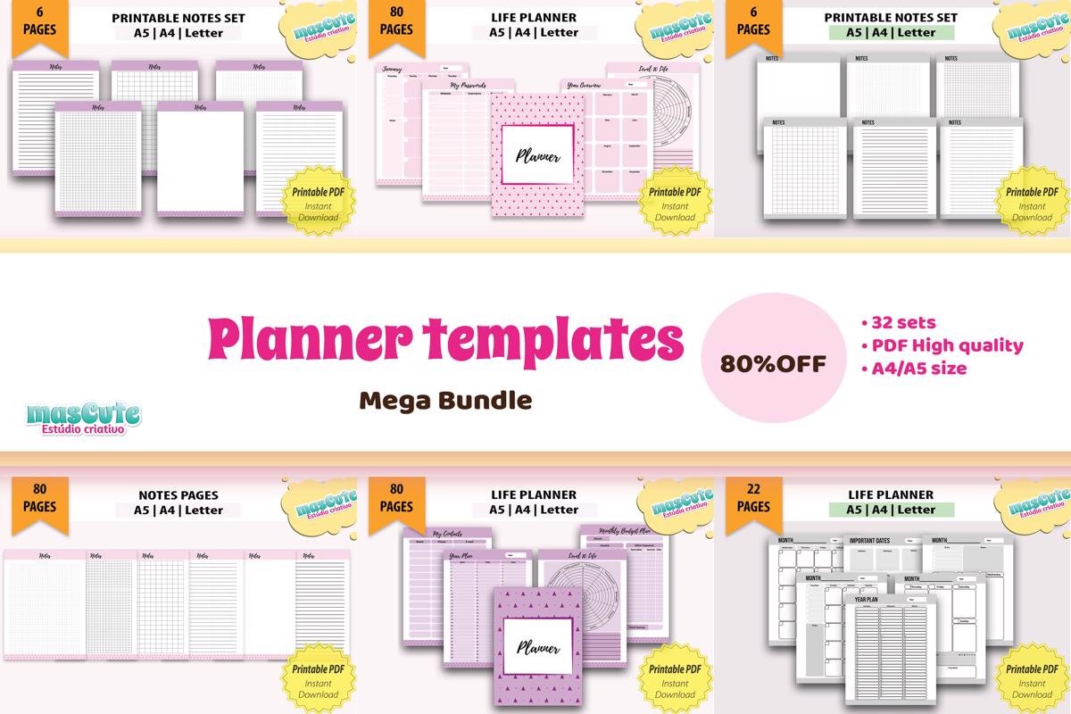 Encadernação - Planner Mega Bundle