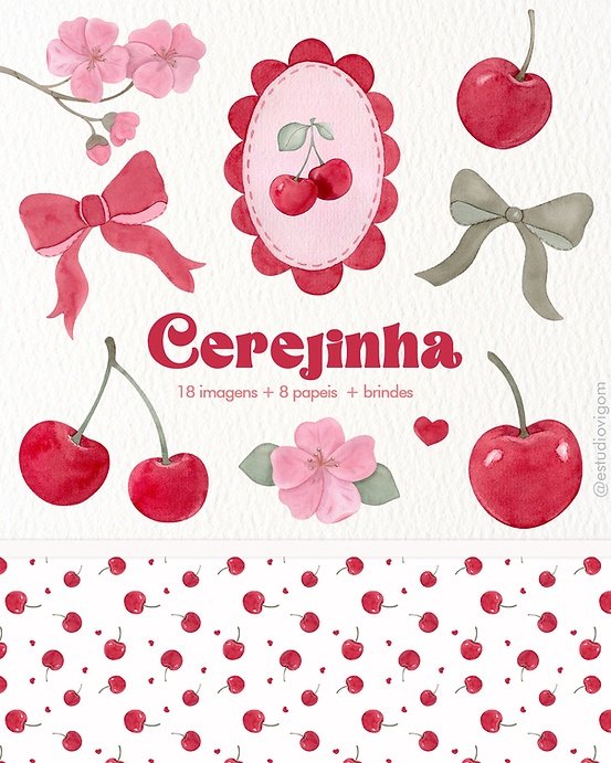 Kit Digital Cerejinha 2