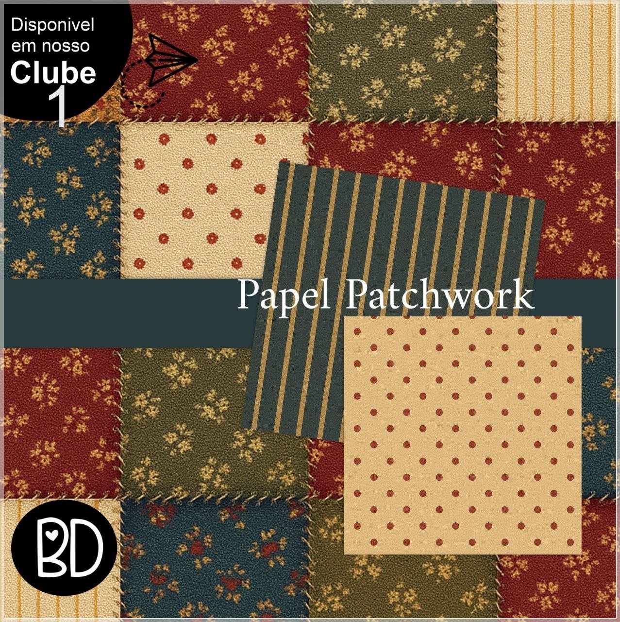 Kit Digital Papéis Patchwork 10
